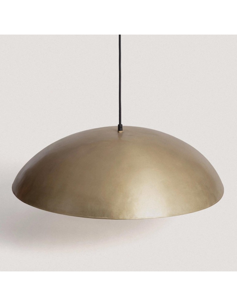 Pendant lamps - Abruzzo Lamp Large Pendant Dome 60cm E27 Golder ABR-LWG60 - product kolory-swiatla.pl 2