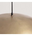 Abruzzo Lampa Duża wisząca kopuła 60cm E27 Golder ABR-LWG60