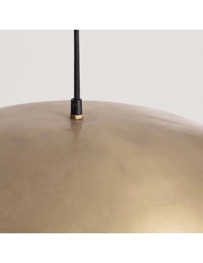 Abruzzo Lampa Duża wisząca kopuła 60cm E27 Golder ABR-LWG60