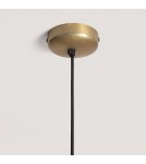 Abruzzo Lampa Duża wisząca kopuła 60cm E27 Golder ABR-LWG60