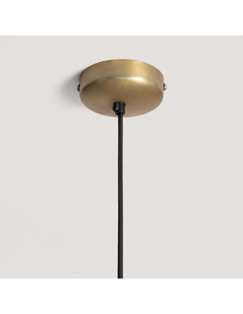 Pendant lamps - Abruzzo Lamp Large Pendant Dome 60cm E27 Golder ABR-LWG60 - product kolory-swiatla.pl 4