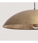 Abruzzo Lampa Duża wisząca kopuła 60cm E27 Golder ABR-LWG60