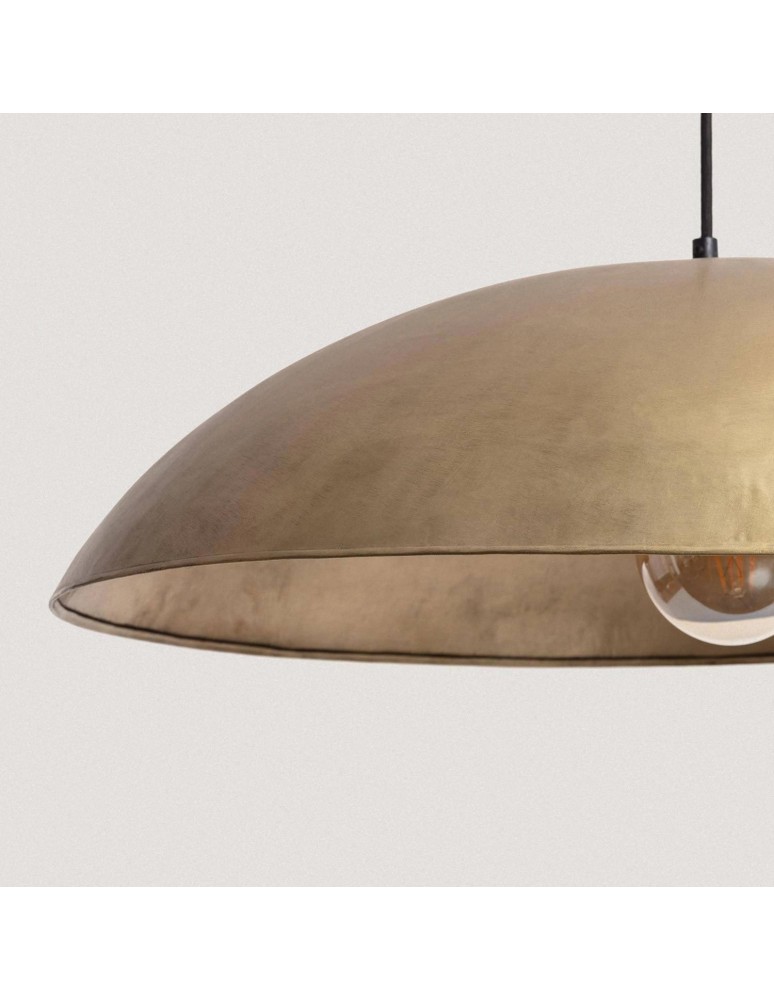 Pendant lamps - Abruzzo Lamp Large Pendant Dome 60cm E27 Golder ABR-LWG60 - product kolory-swiatla.pl 5