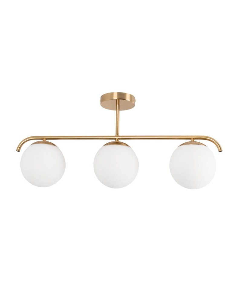 Ceiling lamps spheres - Abruzzo Milano Milky Spheres 3xE27 Klinto Ceiling Lamp ABR-LW3XE27M - product kolory-swiatla.pl 1