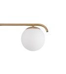 Abruzzo Lampa Sufitowa Milano mleczne kule 3xE27 Klinto ABR-LW3XE27M