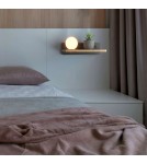 Wall lamps - Abruzzo Night Lamp USB wall lamp with glass ball G9 Bardi ABR-KUSBK - product 9