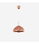 Pendant lamps - Abruzzo E27 Copper Zonda Glass Pendant Lamp ABR-LSW-M - product 1