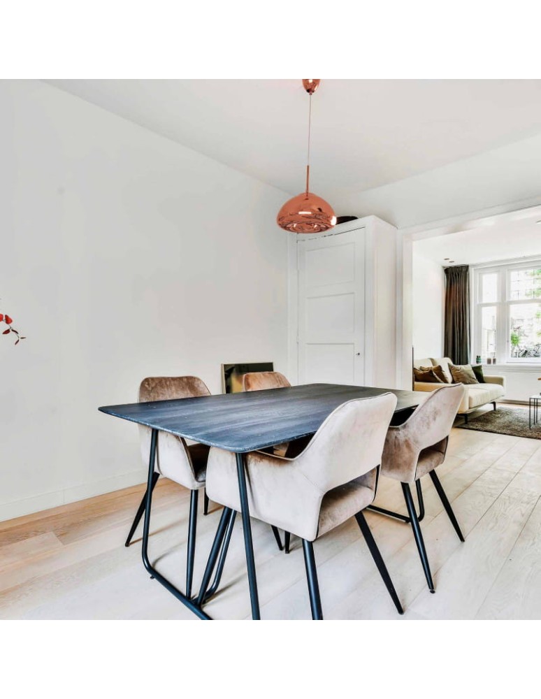 Pendant lamps - Abruzzo E27 Copper Zonda Glass Pendant Lamp ABR-LSW-M - product kolory-swiatla.pl 5