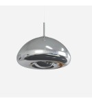 Pendant lamps - Abruzzo Glass Pendant Lamp E27 Silver Zonda ABR-LSW-G - product 3