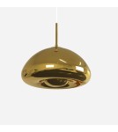 Pendant lamps - Abruzzo Glass Pendant Lamp E27 Gold Zonda ABR-LSW-GD - product 2