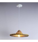 Abruzzo Lampa Wiszaca Kapelusz z Bambusa Brazil ABR-LWBRA