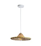 Abruzzo Lampa Wiszaca Kapelusz z Bambusa Brazil ABR-LWBRA