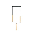 Abruzzo Lampa Wiszaca trzy złote tuby GU10 Trotti ABR-ZLW3T-Z