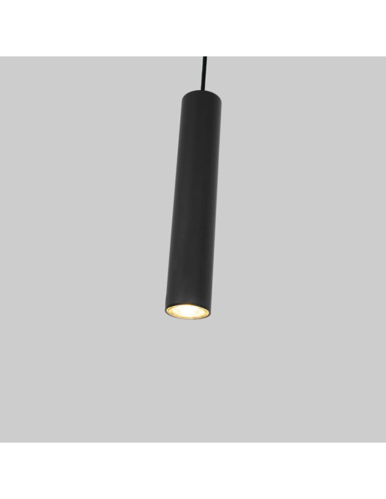 Abruzzo Lampa Wiszaca trzy czarne tuby GU10 Trotti ABR-ZLW3T-C