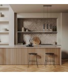 Abruzzo Lampa Wiszaca trzy czarne tuby GU10 Trotti ABR-ZLW3T-C