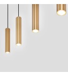 Pendant lamps - Abruzzo Hanging Lamp four gold GU10 tubes Trotti ABR-ZLW4T-Z - product 6