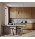 Pendant lamps - Abruzzo Hanging Lamp four gold GU10 tubes Trotti ABR-ZLW4T-Z - product 8