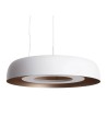 Abruzzo Lampa Wisząca Okrągła Biała 20W Ø40cm Portafortuna ABR-LWPF20W-W