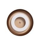 Abruzzo Lampa Wisząca Okrągła Biała 20W Ø40cm Portafortuna ABR-LWPF20W-W