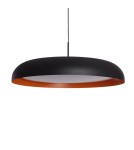 Abruzzo Lampa Wisząca Okrągła Czarna 28W Ø40cm Solletico ABR-LWS28W