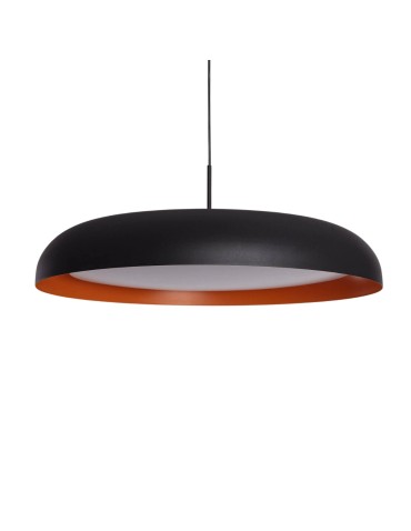 Abruzzo Lampa Wisząca Okrągła Czarna 28W Ø40cm Solletico ABR-LWS28W