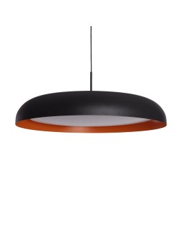 Abruzzo Lampa Wisząca Okrągła Czarna 28W Ø40cm Solletico ABR-LWS28W