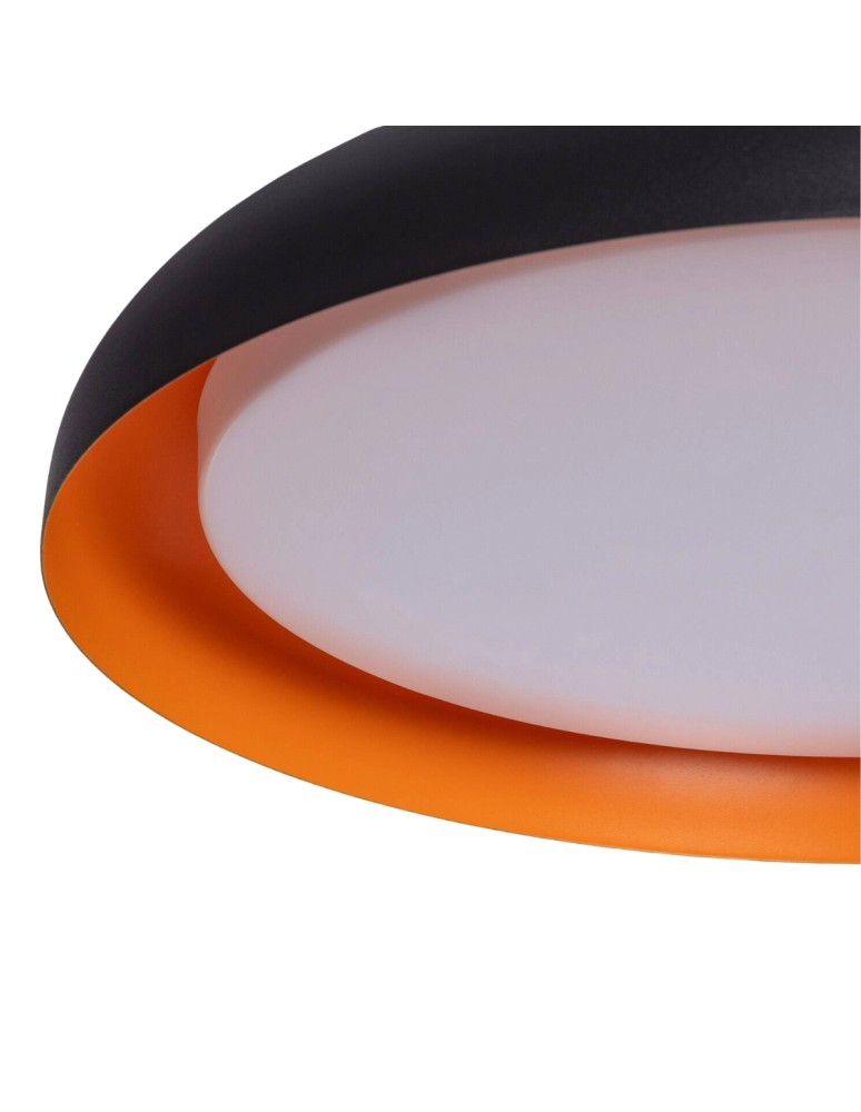 Pendant lamps - Abruzzo Round Pendant Lamp Black 28W Ø40cm Solletico ABR-LWS28W. - product kolory-swiatla.pl 2