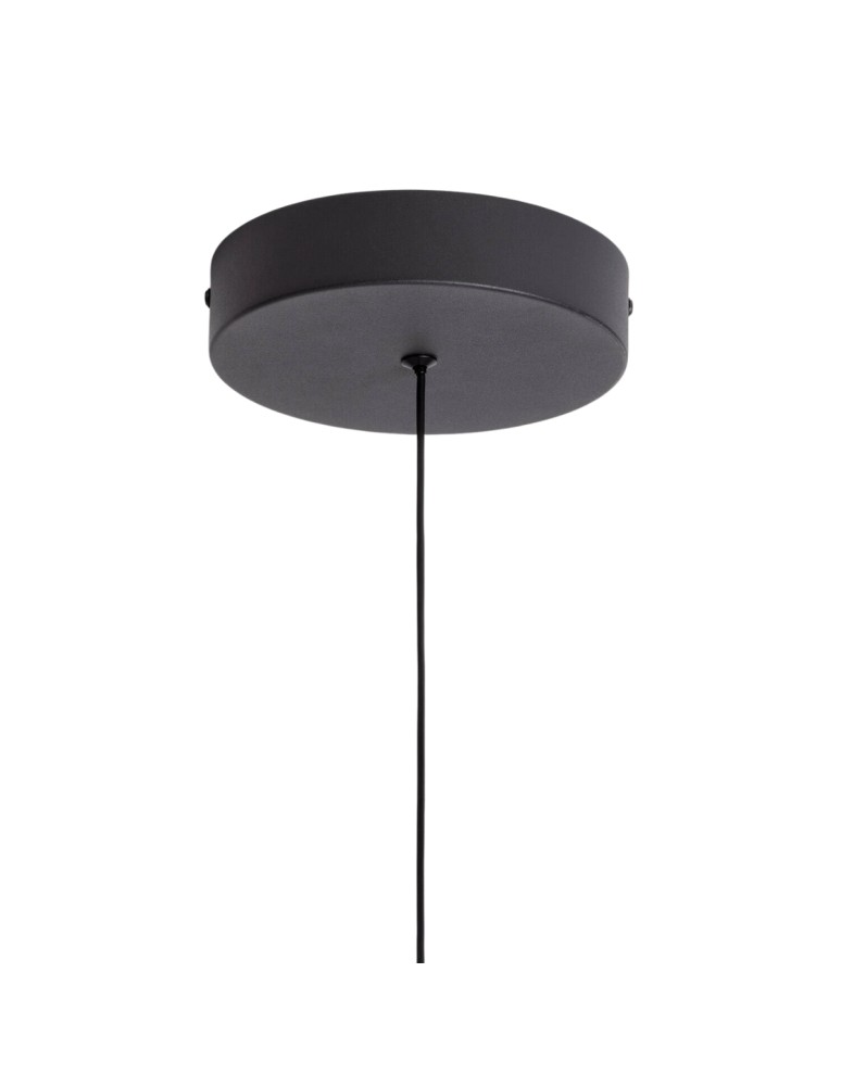 Abruzzo Lampa Wisząca Okrągła Czarna 28W Ø40cm Solletico ABR-LWS28W
