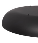 Abruzzo Lampa Wisząca Okrągła Czarna 28W Ø40cm Solletico ABR-LWS28W