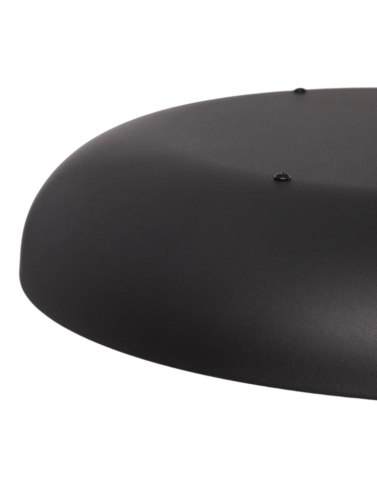 Abruzzo Lampa Wisząca Okrągła Czarna 28W Ø40cm Solletico ABR-LWS28W