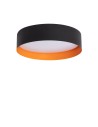 View Abruzzo Plafond Round Black-Gold 30W Ø38cm Bora ABR-POB30W.