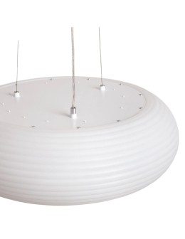 Abruzzo Round Pendant Lamp 48W Ø50cm Modern White Bellissima ABR-LWBSS48W. - product 2