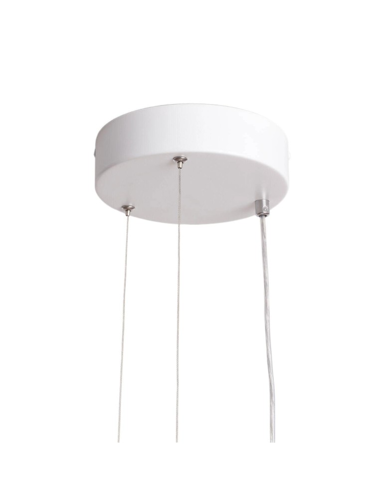 Abruzzo Lampa Wisząca Okrągła 48W Ø50cm Nowoczesna Biała Bellissima ABR-LWBSS48W