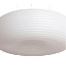 Abruzzo Lampa Wisząca Okrągła 48W Ø50cm Nowoczesna Biała Bellissima ABR-LWBSS48W