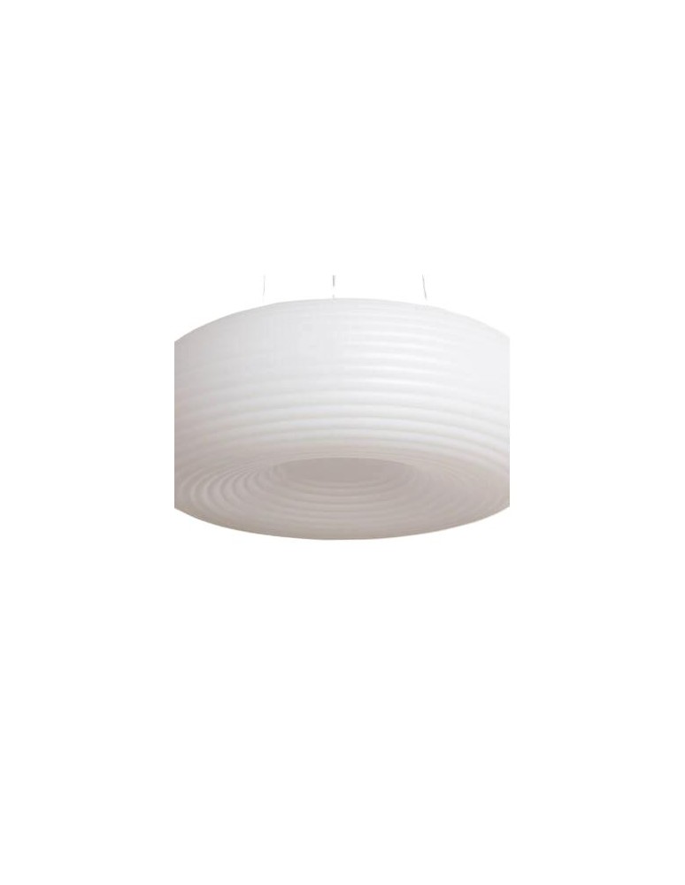 Pendant lamps - Abruzzo Round Pendant Lamp 48W Ø50cm Modern White Bellissima ABR-LWBSS48W. - product kolory-swiatla.pl 4