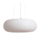 Abruzzo Lampa Wisząca Okrągła 48W Ø50cm Nowoczesna Biała Bellissima ABR-LWBSS48W