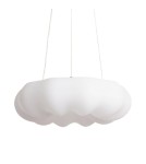 Abruzzo Lampa Wisząca okrągła 36W Ø45cm Nowoczesna Biała Bellissima ABR-LWBSS36W