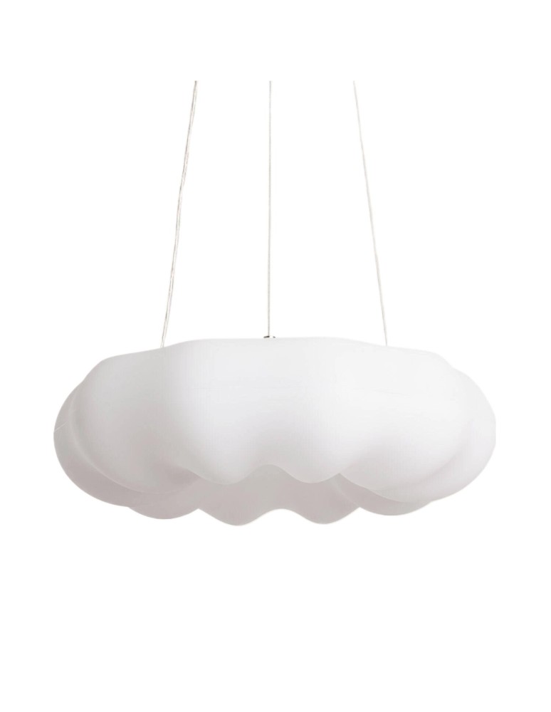 Pendant lamps - Abruzzo Round Pendant Lamp 36W Ø45cm Modern White Bellissima ABR-LWBSS36W - product kolory-swiatla.pl 1