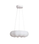 Pendant lamps - Abruzzo Round Pendant Lamp 36W Ø45cm Modern White Bellissima ABR-LWBSS36W - product 2
