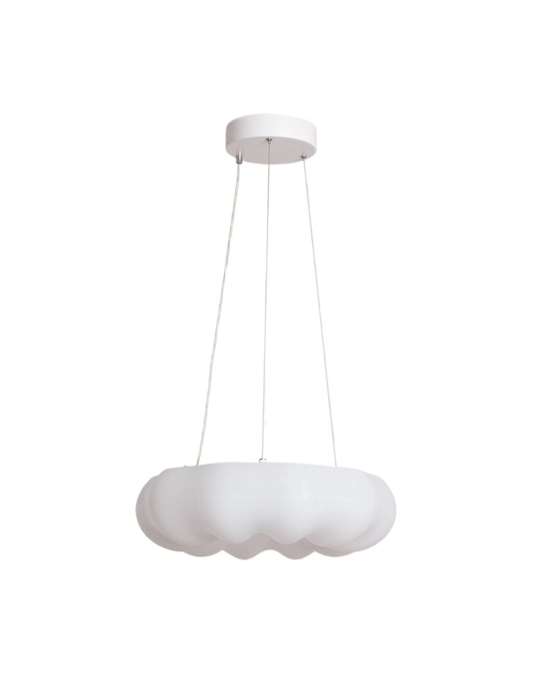 Pendant lamps - Abruzzo Round Pendant Lamp 36W Ø45cm Modern White Bellissima ABR-LWBSS36W - product kolory-swiatla.pl 2