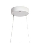 Abruzzo Lampa Wisząca okrągła 36W Ø45cm Nowoczesna Biała Bellissima ABR-LWBSS36W