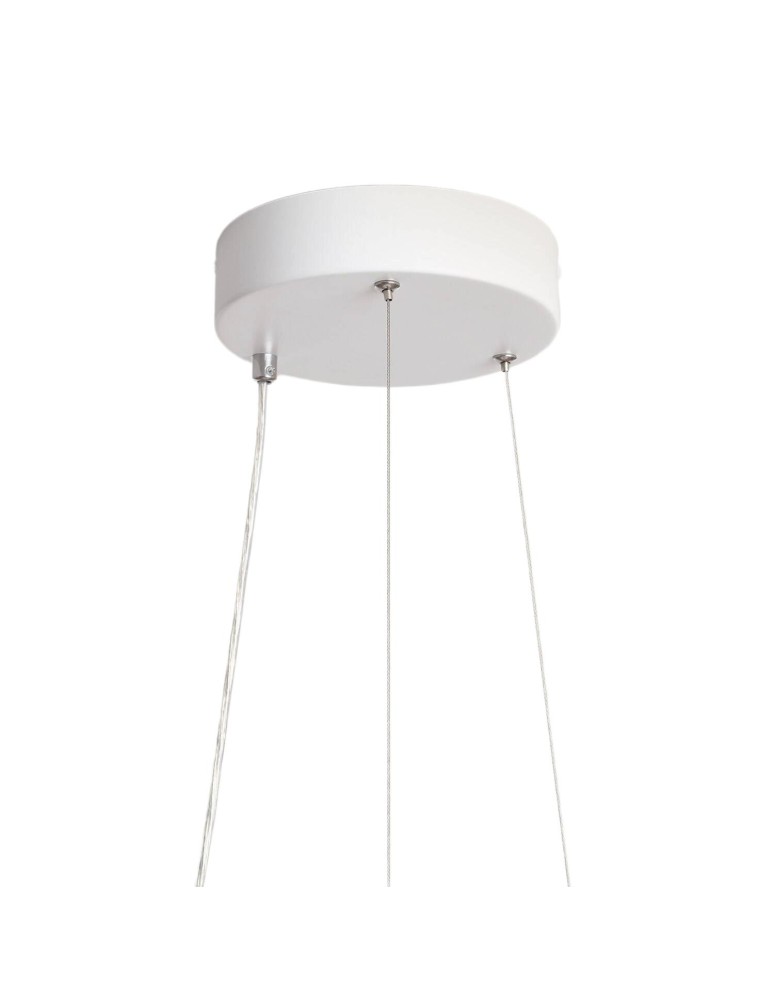 Pendant lamps - Abruzzo Round Pendant Lamp 36W Ø45cm Modern White Bellissima ABR-LWBSS36W - product kolory-swiatla.pl 4