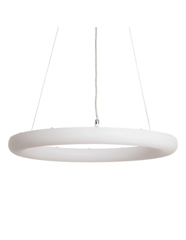 Abruzzo Ring 48W Ø50cm Modern White Bellissima Pendant Lamp ABR-LWRBSS48W.