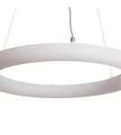 Pendant lamps - Abruzzo Ring 48W Ø50cm Modern White Bellissima Pendant Lamp ABR-LWRBSS48W. - product 4