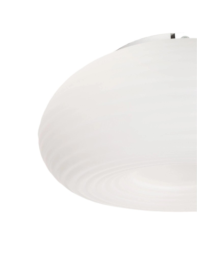 Abruzzo Lampa Wisząca okrągła 24W Ø35cm Nowoczesna Biała Bellissima ABR-LSBSS24W