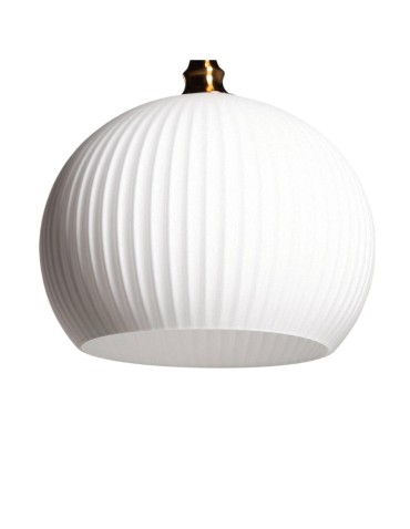 Abruzzo Pendant Lamp White Glass Ø25cm E27 Lucciola ABR-LWLC - product 2