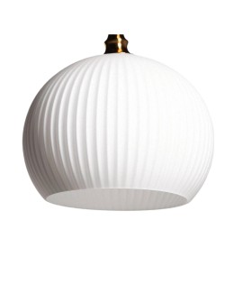 Abruzzo Lampa Wisząca Białe szkło Ø25cm E27 Lucciola ABR-LWLC - produkt 2