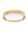 View Abruzzo Plafond Round Wood-Gold Ø40 cm 24W Vero ABR-PODV