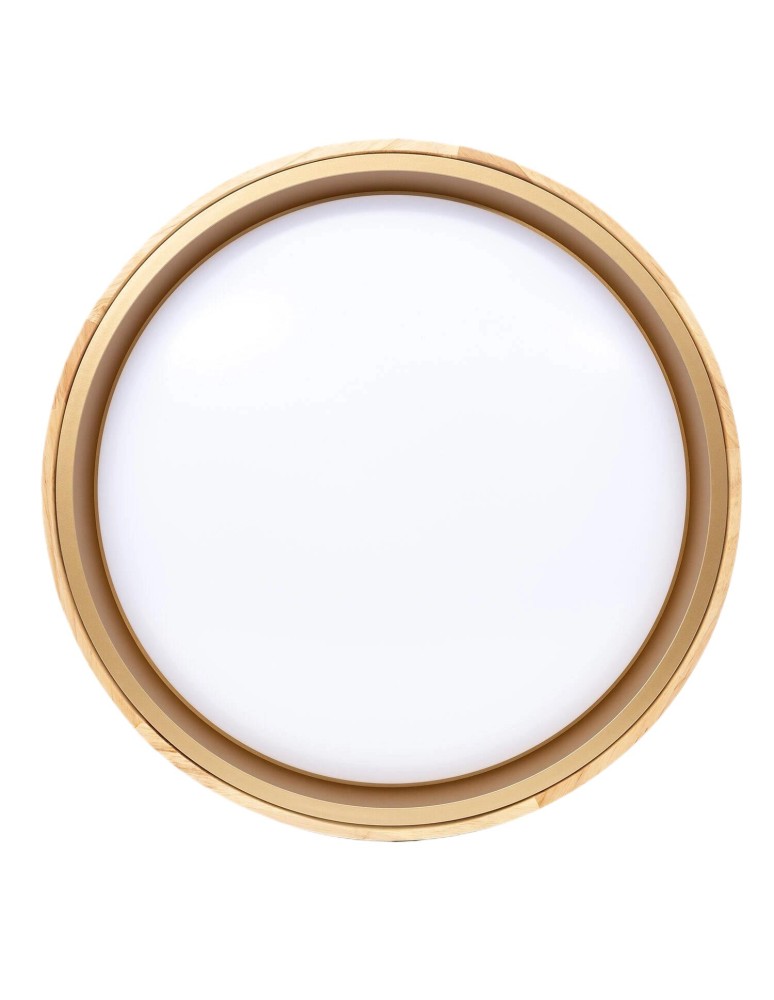 Ceiling lamps - Abruzzo Plafond Round Wood-Gold Ø40 cm 24W Vero ABR-PODV - product kolory-swiatla.pl 2