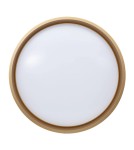 Abruzzo Plafon Okrągły Biało-złoty Ø40cm 24W Sonata ABR-PLOS